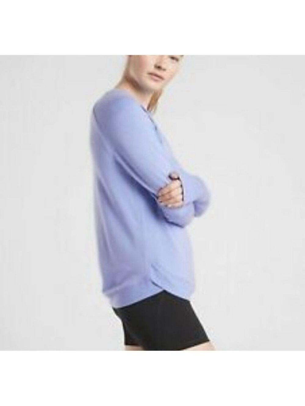Women's Athleta Mindset Sweatshirt Periwinkle Large